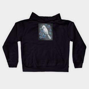 Ghostly Raven Kids Hoodie